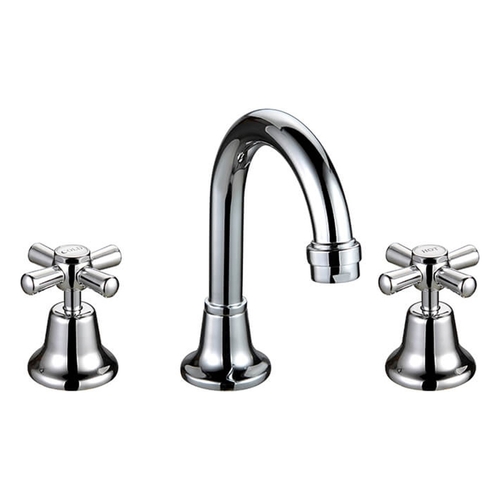 Whitehall Chrome Plated Basin Set Anti Vandal Ceramic Disc