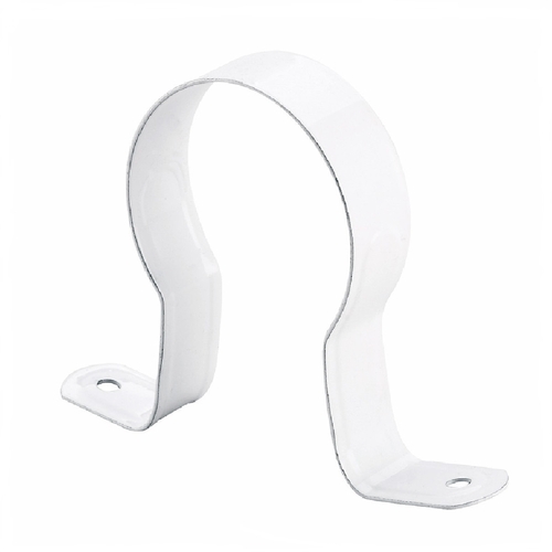 90mm White (50pk) Stand Off Saddle Clip For Stormwater Pipe