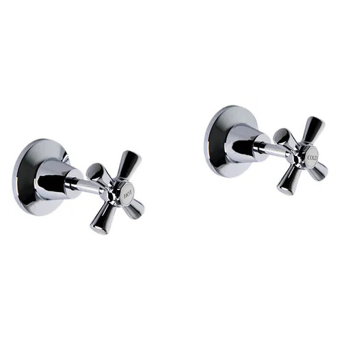 Old Kent Wall Top Assemblies Chrome Plated