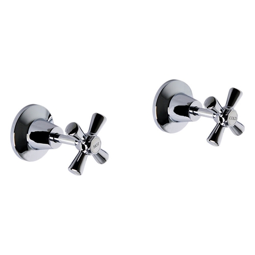 Old Kent Wall Top Assemblies Chrome Plated