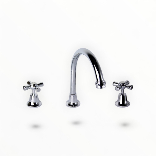 Old Kent Hob Sink Set Chrome Plated LF