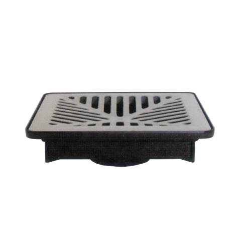 225mm SHALLOW PIT WITH ALUMINIUM GRATE