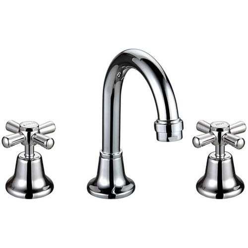 Whitehall Chrome Plated Basin Set Anti Vandal Jumper Valve