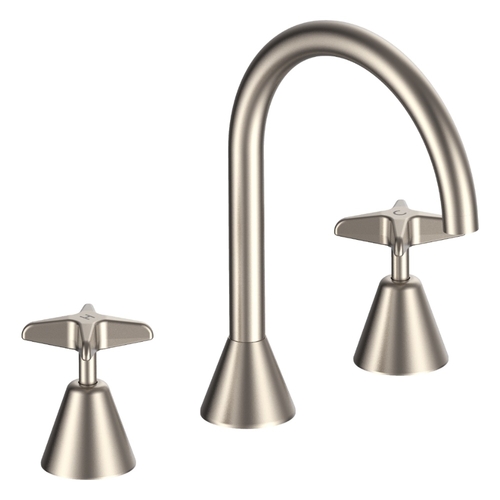 Aurora Star Vanitee Sink Set - 4 Star - Jumper Valve Brushed Nickel (Lf)
