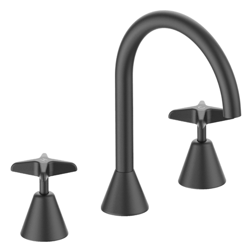 Aurora Star Vanitee Sink Set - 4 Star - Jumper Valve Gunmetal (Lf)