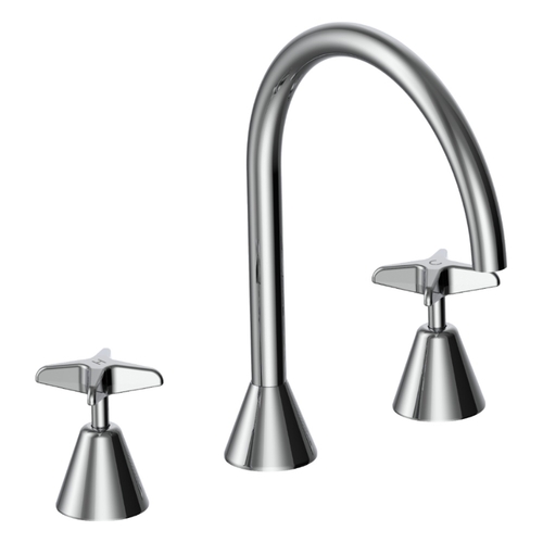 Aurora Star Hob Spa Set - Jumper Valve Chrome