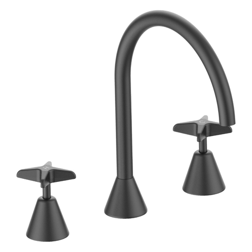 Aurora Star Hob Spa Set - Jumper Valve Gunmetal