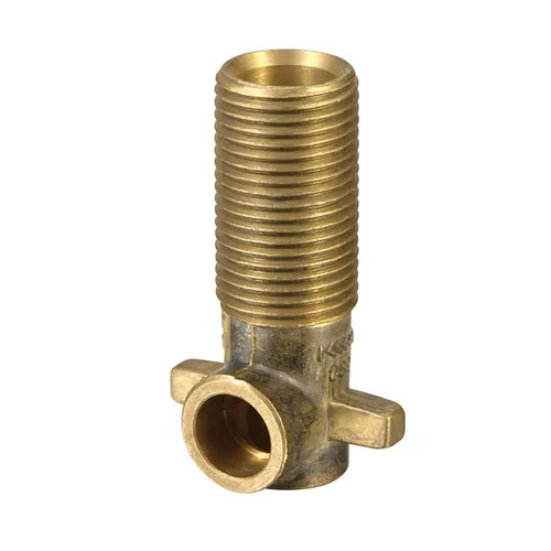 15OD X 15MI Winged Connector Spurred Brass 