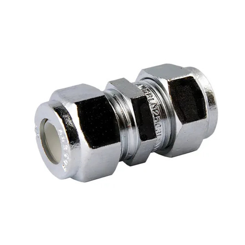 20C X 20C Nylon Compression Union Chrome Plated 