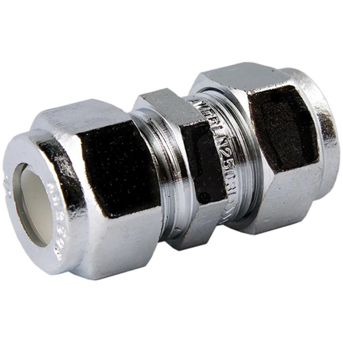 Nylon Compression Union Chrome Plated 20C X 20C LF