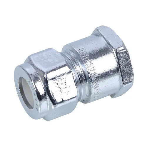20FI X 20C Nylon Compression Union Chrome Plated 
