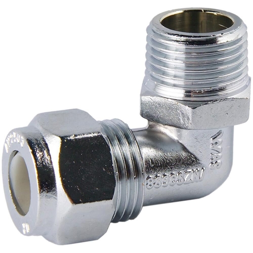 Nylon Compression Elbow Chrome Plated 15MI X 15C LF