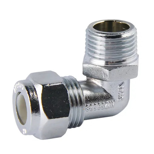 20MI X 20C Nylon Compression Elbow Chrome Plated 