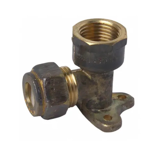 20FI X 20C Nylon Compression Elbow Lugged Brass 