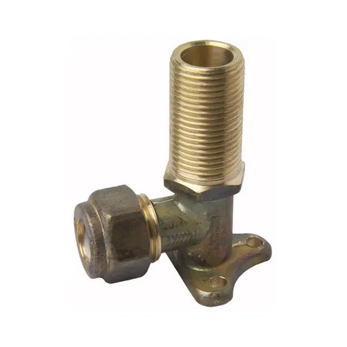 15MI X 15C Nylon Compression Extended Elbow Lugged Brass 