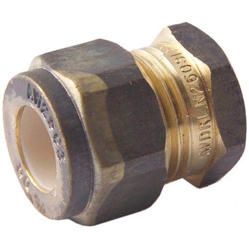 15mm Stop End Nylon Compression Brass