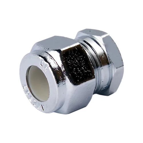 15mm Nylon Compression Stop End Chrome Plated 