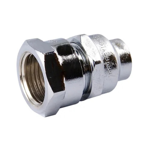 15FI X 15C Flared Compression Union Chrome Plated 