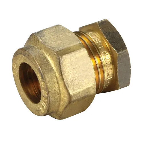 15mm Copper Compression Stop End Brass 