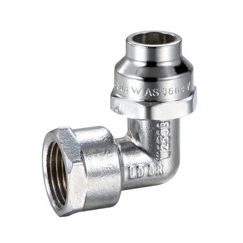 15FI X 15C Flared Compression Elbow Chrome Plated 