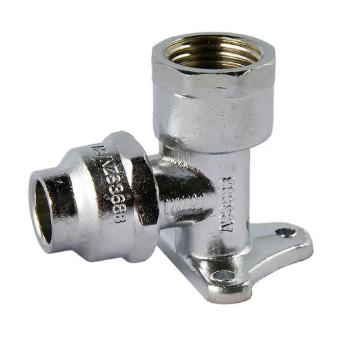 15FI X 15C Flared Compression Elbow Lugged Chrome Plated 