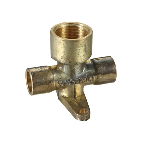 15OD X 15OD X 15FI Tee Cap Lugged (No.30) Brass 