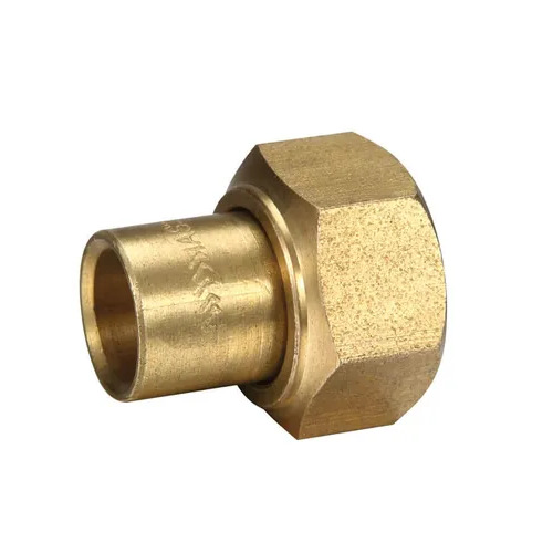 15FI X 15OD Connector (No.62) Straight Tap Brass 