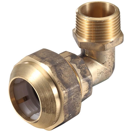 20MI X 25PE Poly Connection Elbow Brass 