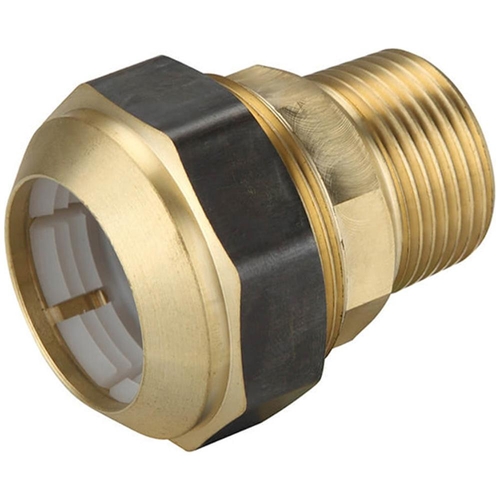 Poly Connection Union Brass 25MI X 25PE