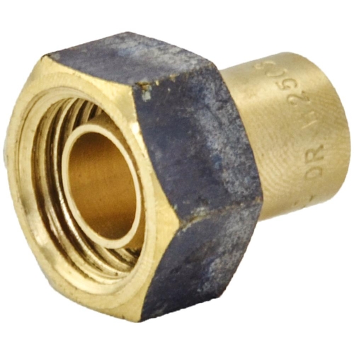 20FI X 20OD Connection Straight Tap No. 62 Brass