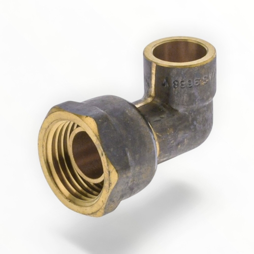 15FI X 15OD Connector Bent Tap No. 63 Brass