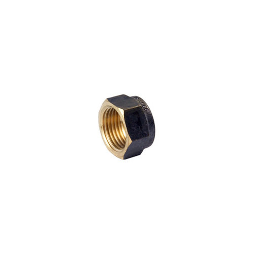 32mm Hexagon Cap Screwed Brass 