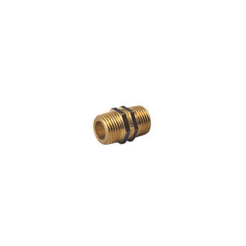 15mm Hexagon Nipple Brass 