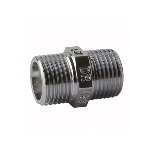 15mm Chrome Plated Hexagon Nipple Brass 