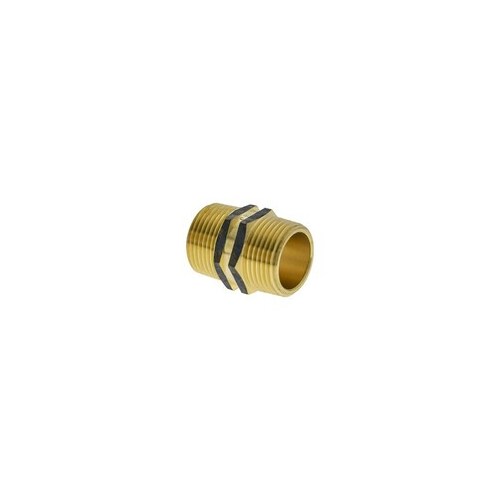15mm NSW Hexagon Nipple Brass 
