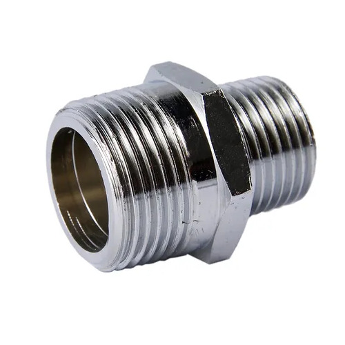 20mm X 15mm Hexagon Nipple Reducing Chrome Plated 