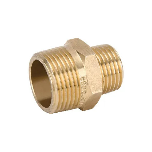25mm X 15mm Hexagon Nipple Reducing Brass 