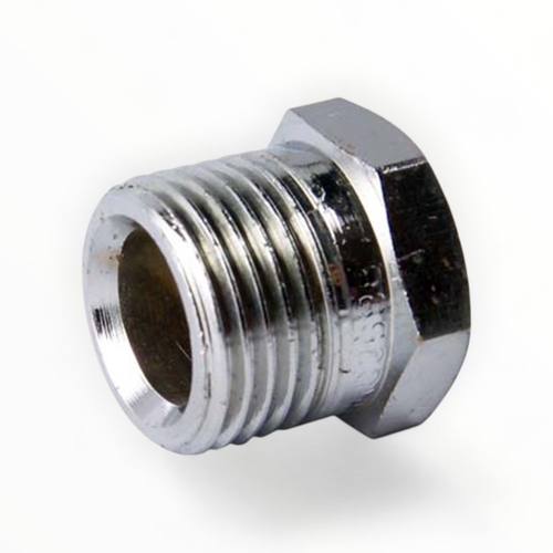 Hexagon Plug Chrome Plated 15MM LF