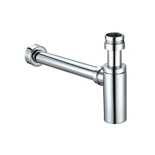 40mm Conical  Bottle Trap Chrome Plated With Adapter