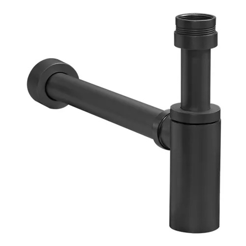 Bottle Trap Matte Black 40mm Conical With Adapter