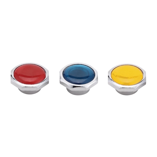 BUTTONS SET RED/BLUE C/P