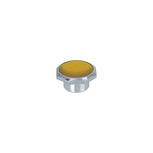 Buttons Yellow (Tempered Water) Chrome Plated
