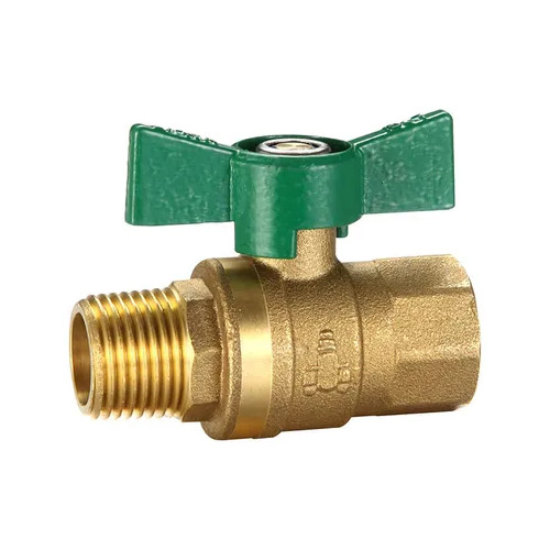 15mm MI X FI Dual Approved Ball Valve Butterfly Handle Brass