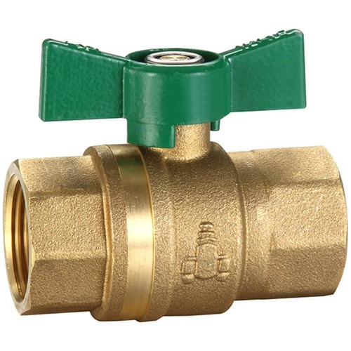 Dual Approved Ball Valve Butterfly Handle FI X FI 20mm Brass