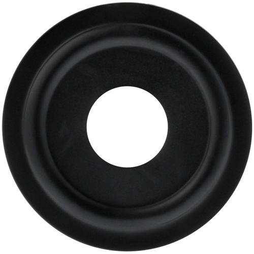 15mm BSP Flat Cover Plate Stainless Steel Matte Black 