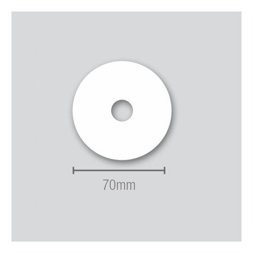 73mm Cupboard Plate 1/2 Copper (50pk)