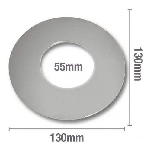 Wall Mixer Boo Boo Cover Plate Chrome Plated 55mm I.D.