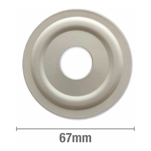 Cover Plates Flat x 1/2 Inch BSP Ivory