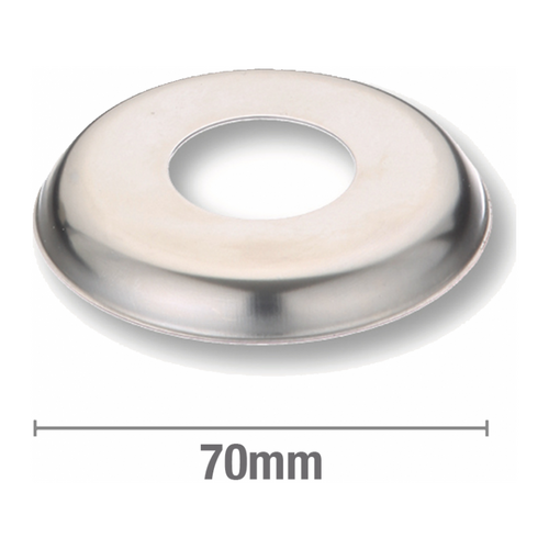 Marine Grade Round Cover Plate 20mm BSP with 10mm Rise