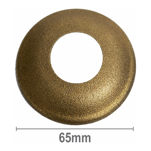 Cover Plate 3/4? BSP 10 Rise Rough Brass